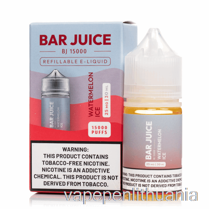 Arbūzų Ledo Batonėlio Sultys - 30ml 50mg Vape Skysčio